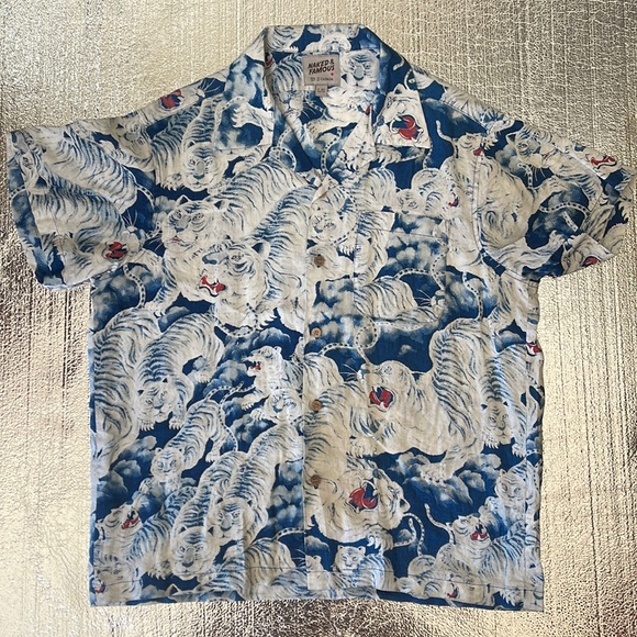 Naked & Famous Denim Other - Naked & Famous Linen Shirt. Men’s Large